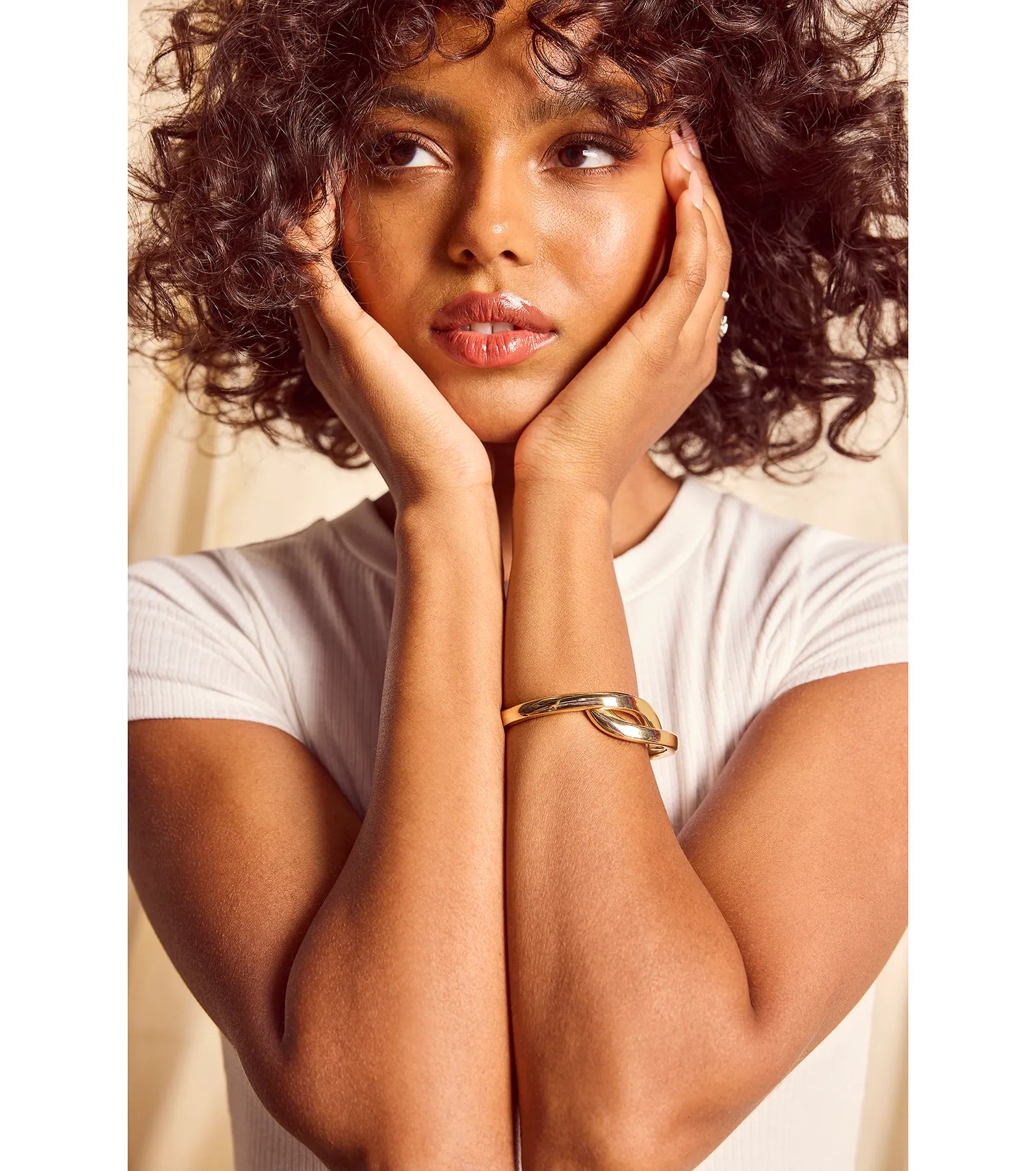 Cuff Season Cross Bangle Bracelet - Image 2