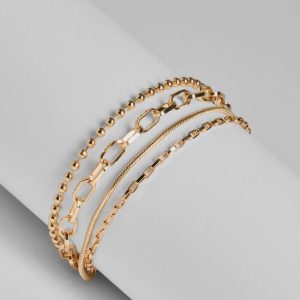Simple Shine Layered Chain Bracelet