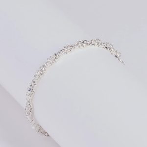 Elevated Chic Rhinestone Twist Bracelet