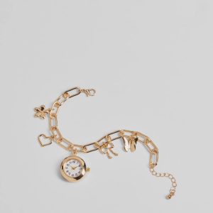 So Glam Chain Link Charm Bracelet