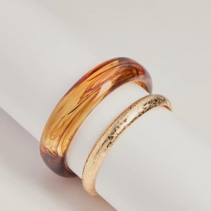 Boho Chic Bangle Bracelet Two-Pack Set