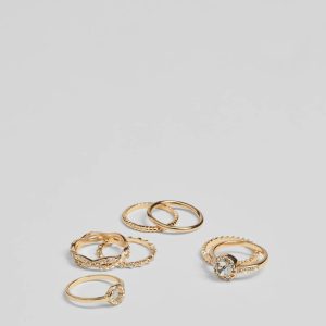 Endless Shine Seven-Pack Ring Set