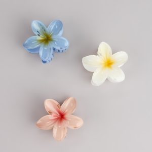 Beachy Blossom Three-Pack Hair Clip Set