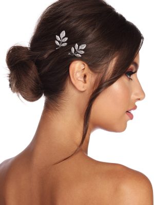 Dainty Metal Leaf Hair Pins