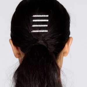 Chunky Rhinestone Hair Pin Set