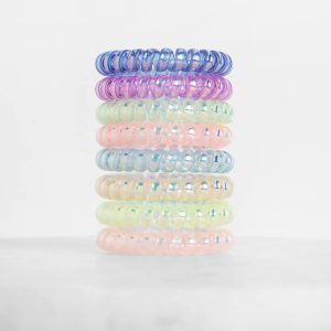 Rainbow Hair Coils Set of 8