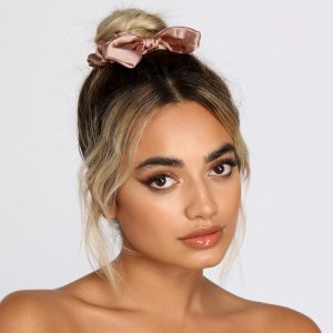 Pretty In Pastel Satin Scrunchy 5 Pack