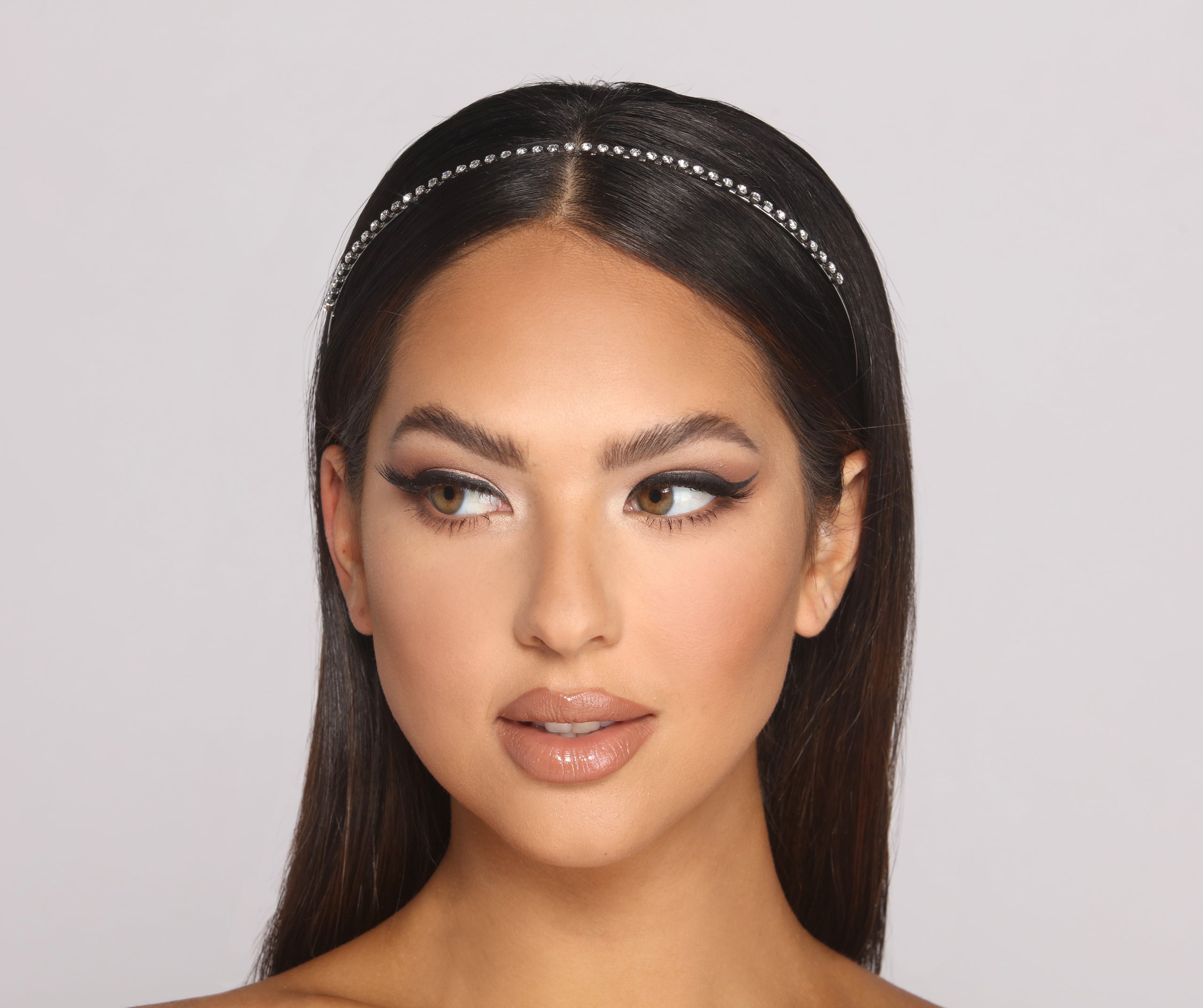 Dainty Mini Rhinestone Headband - Image 4