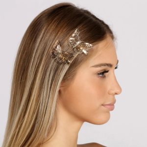 Butterfly Bae Metal Hair Clips