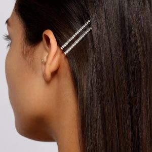 Two Pack Rhinestone Bobby Pins