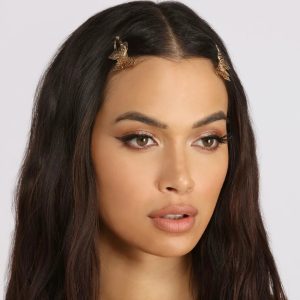 Two Pack Butterfly Hair Clips