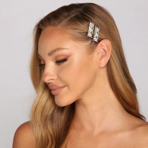 Dainty And Chic Gemstone Hair Clips