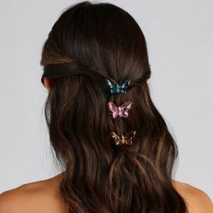 Trendy Girl Mini Butterfly Hair Clips