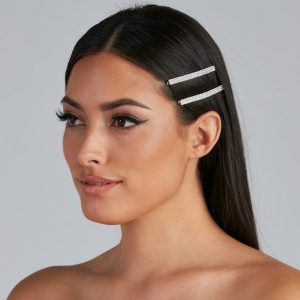 Endless Glam Rhinestone Barrett Twin Pack