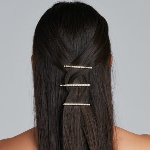 Rhinestone Bobby Pins Four-Pack