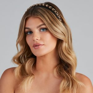 Chic Chain Trim Headband