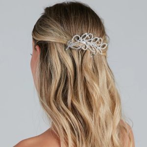 Vintage Glam Leaf Hair Comb