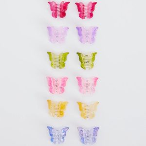 '90s Babe Butterfly Hair Clip Pack