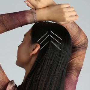 Favorite Rhinestone Hair Pin Six Pack