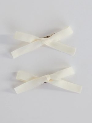 Dainty And Chic Short Hair Bow Clip Set