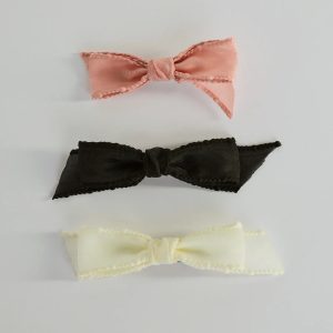 Chic And Feminine Three-Pack Hair Bow Set