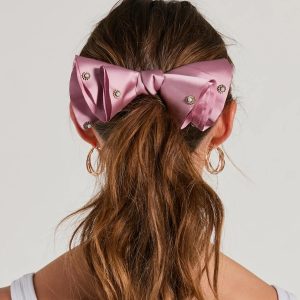 Pretty And Polished Satin Bow Barrette