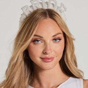 Faux Pearl Bride Headband