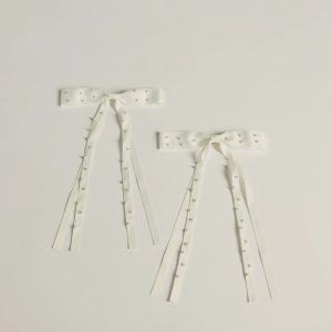 Adorable Vibes Pearl Hair Bow Set