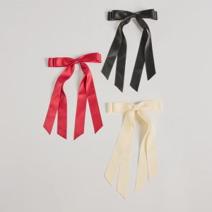 Keep It Cute Three-Pack Hair Bow Clip Set