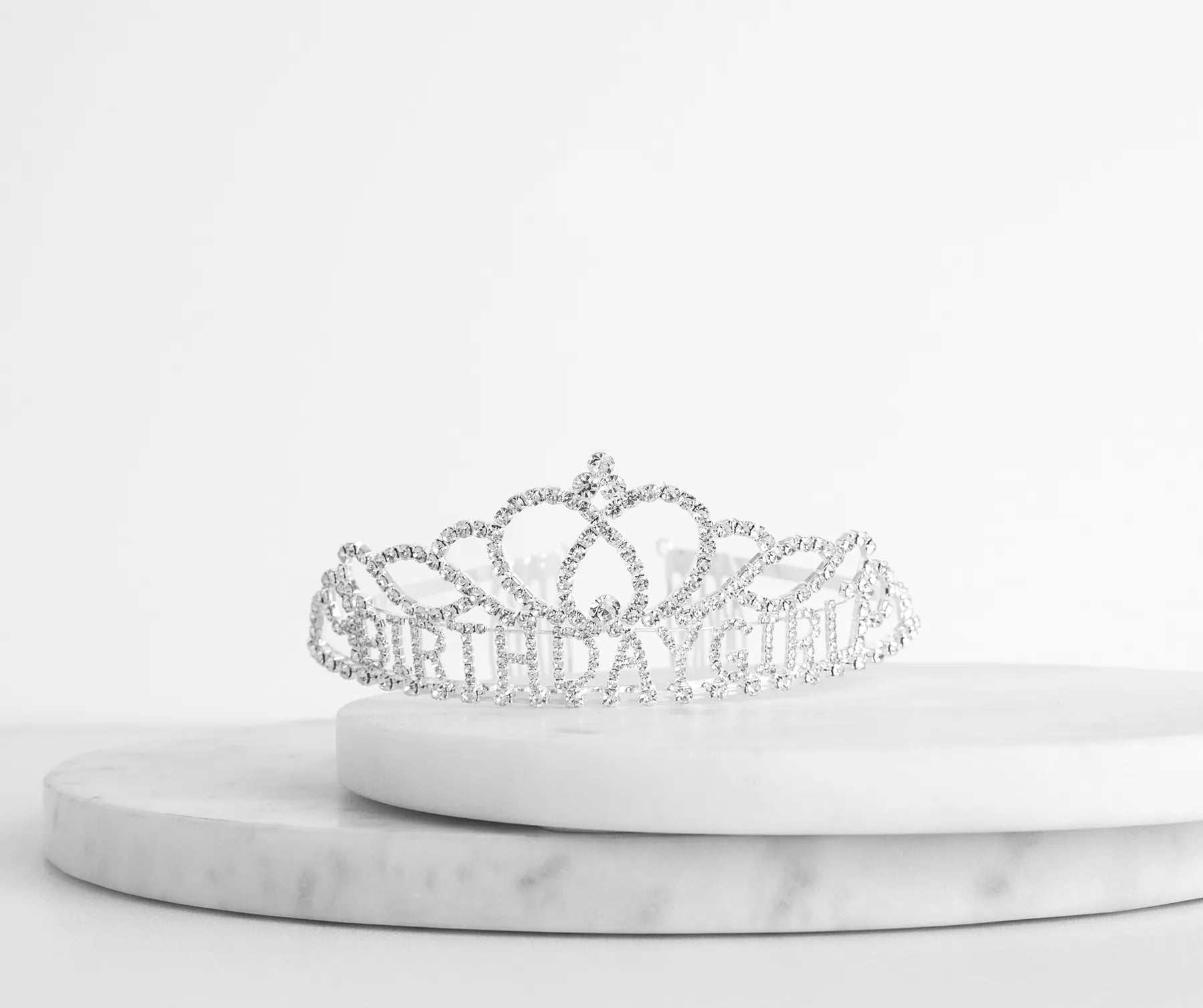 Birthday Girl Rhinestone Tiara - Image 3