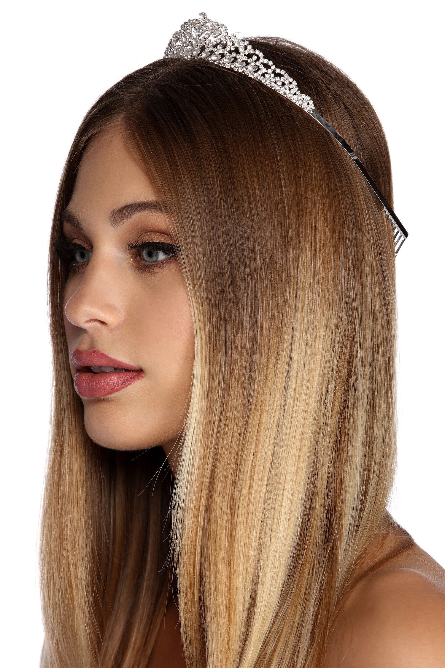 Little Princess Rhinestone Tiara - Image 2