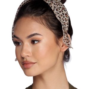 Stripes And Spots Scrunchie Scarf Set