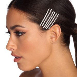 Radiant Rhinestone Bobby Pin Set
