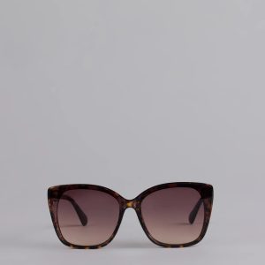 Booked And Unbothered Leopard Oversized Sunglasses