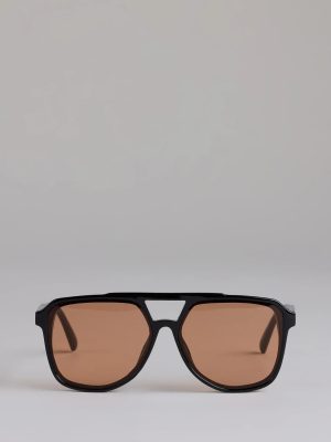 Eyes On Me Oversized Aviator Sunglasses