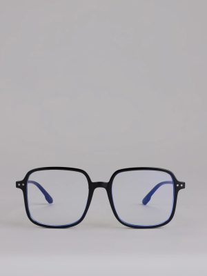 Preppy Vibe Oversized Blue Light Glasses