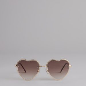 Heartbreaker Status Rhinestone Sunglasses