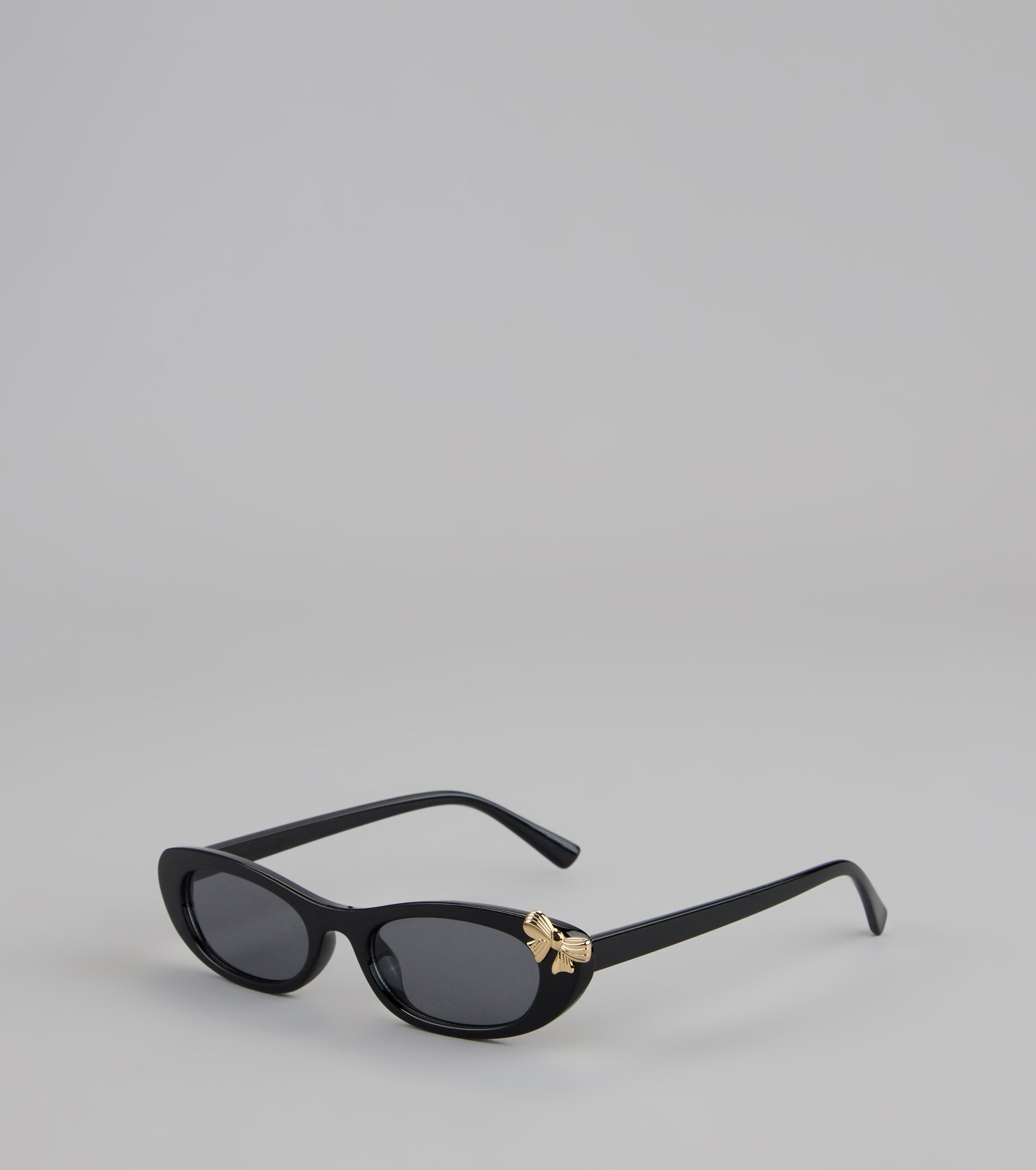 Sweet Bow Charm Cat Eye Sunglasses - Image 2