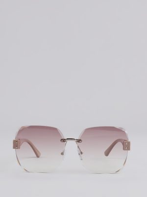 Out Of Office Gradient Oversized Sunglasses
