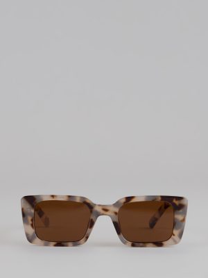 Shade Shift Leopard Square Sunglasses