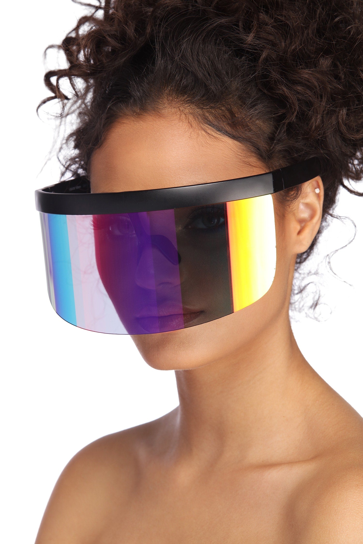 Larger Than Life Shield Sunglasses - Image 3