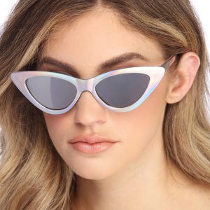 Holographic Cat Eye Sunglasses