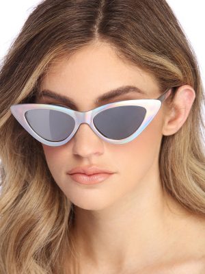 Holographic Cat Eye Sunglasses