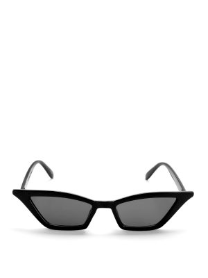 Edgy Thin Cat Eye Sunglasses