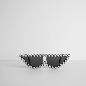 Hustlin' Rhinestone Frame Sunglasses