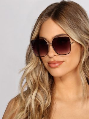 Later Hater Square Cat Eye Sunglasses