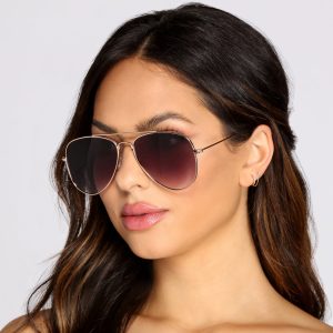 Major Vibes Aviator Sunglasses