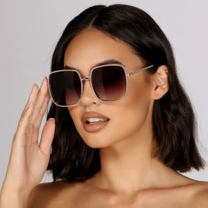 The Shade Is Real Over-sized Square Sunglasses