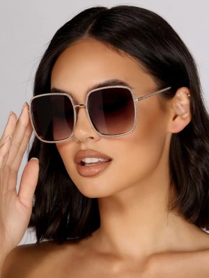The Shade Is Real Over-sized Square Sunglasses