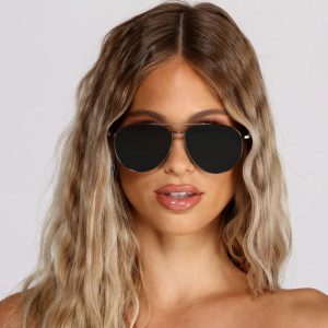 Deep Reflections Ombre Aviators